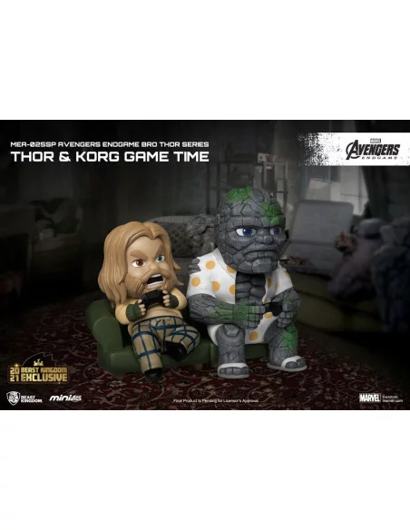 Vengadores: Endgame Figura Mini Egg Attack Bro Thor & Korg Game Time heo EMEA Exclusive 8 cm