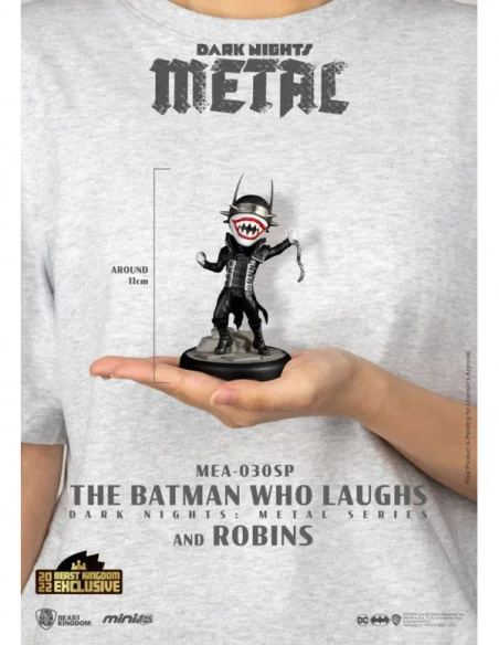 DC Comics Pack de 2 Figuras Mini Egg Attack Dark Nights: Metal The Batman Who Laughs & Robin Minions 8 cm