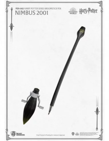 Harry Potter Bolígrafo escoba Nimbus 2001 29 cm