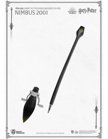 Harry Potter Bolígrafo escoba Nimbus 2001 29 cm