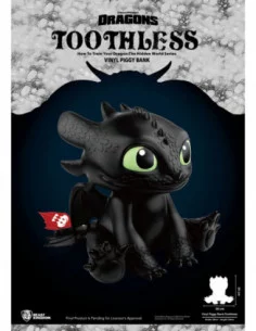 Cómo Entrenar A Tu Dragón Hucha Piggy Vinyl Toothless 34 cm 2