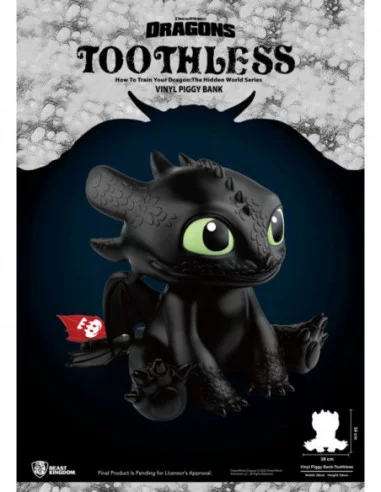 Cómo Entrenar A Tu Dragón Hucha Piggy Vinyl Toothless 34 cm