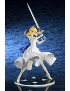 Fate/Stay Night Unlimited Blade Works Estatua PVC 1/8 Saber White Dress Renewal Version (re-run) 20 cm 2