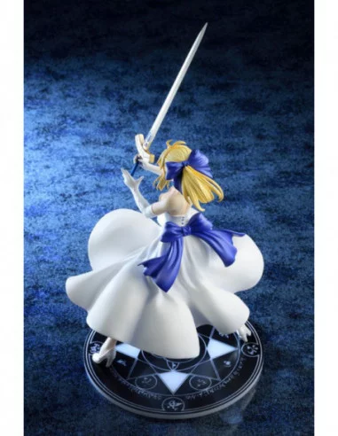 Fate/Stay Night Unlimited Blade Works Estatua PVC 1/8 Saber White Dress Renewal Version (re-run) 20 cm
