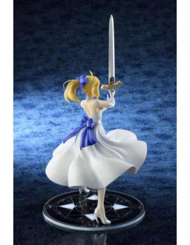 Fate/Stay Night Unlimited Blade Works Estatua PVC 1/8 Saber White Dress Renewal Version (re-run) 20 cm