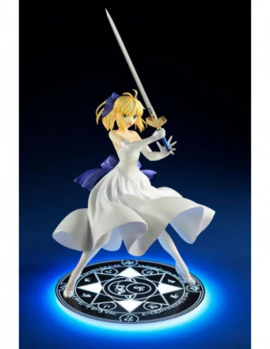 Fate/Stay Night Unlimited Blade Works Estatua PVC 1/8 Saber White Dress Renewal Version (re-run) 20 cm