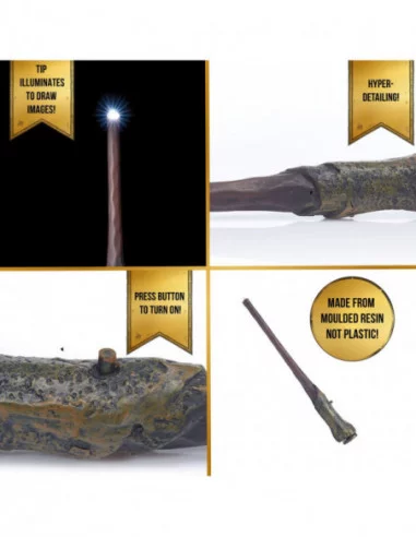 Harry Potter pintor de luces varita mágica Ron 18 cm