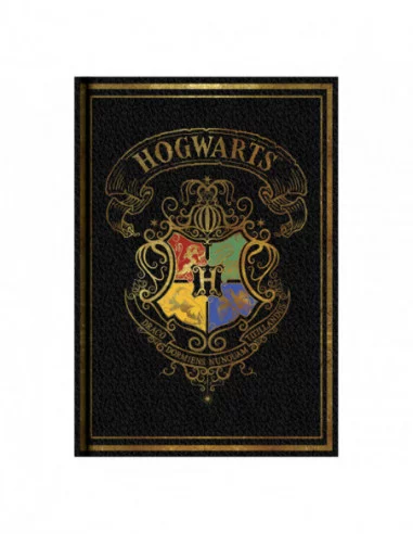 Harry Potter Bloc de notas negro Colourful Crest Caja (6)