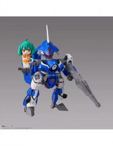 Macross Frontier TINY SESSION VF-25G MESSIAH VALKYRIE (MICHAEL USE) with RANKA 10 cm