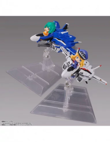 Macross Frontier TINY SESSION VF-25G MESSIAH VALKYRIE (MICHAEL USE) with RANKA 10 cm