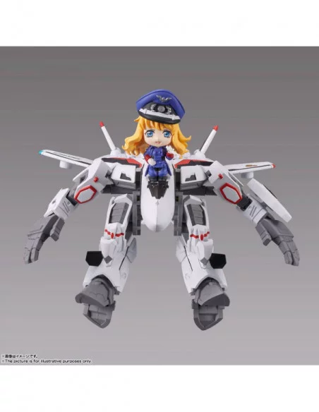 Macross Frontier TINY SESSION VF-25F MESSIAH VALKYRIE (ALTO USE) with SHERYL 10 cm