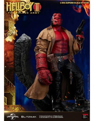 Hellboy 2: El Ejército Dorado Estatua 1/4 Hellboy 70 cm