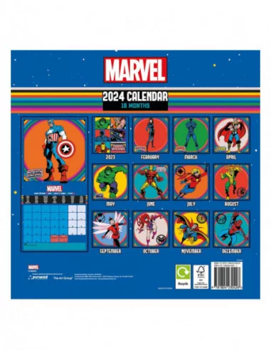 Marvel Calendario 2024 Super Heroes