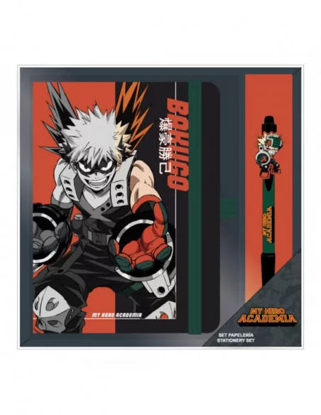 My Hero Academia Paquete de papelería Hogwarts Bakugo