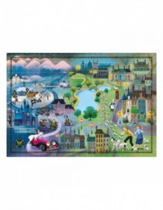 Disney Story Maps Puzzle 101 Dálmatas (1000 piezas) 2