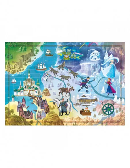 Disney Story Maps Puzzle Frozen: El reino del hielo (1000 piezas)