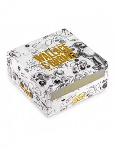 Wallace & Gromit Vehículo 1/43 Austin A35 Van Collection - Cheese Please!, Top Bun, Spick & Spanmobile