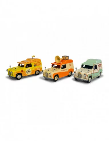 Wallace & Gromit Vehículo 1/43 Austin A35 Van Collection - Cheese Please!, Top Bun, Spick & Spanmobile