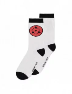 Naruto Shippuden Pack de 3 Pares de Calcetines Sasuke Symbol 39-42 2