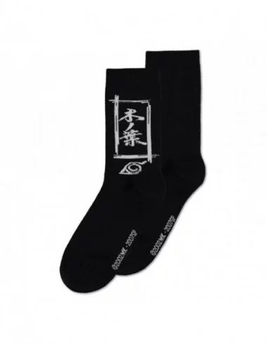 Naruto Shippuden Pack de 3 Pares de Calcetines Sasuke Symbol 39-42