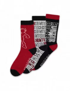 Hunter x Hunter Pack de 3 Pares de Calcetines Logo