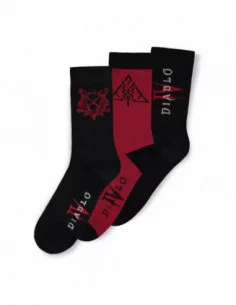 Diablo IV Pack de 3 Pares de Calcetines Logo