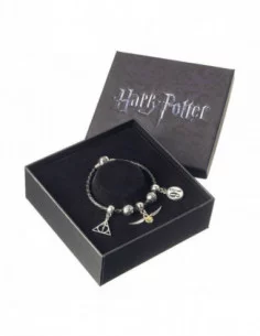 Harry Potter Brazalete de cuero Charm Set Deathly Hallows/Snitch/Platform 9 3/4/2 Spellbeads 2