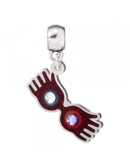 Harry Potter Colgante Gafas de Luna Lovegood (bañado en plata)