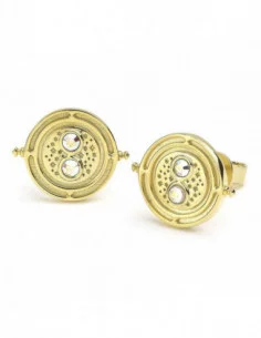 Harry Potter Pendientes Giratiempo (chapado en oro) 2