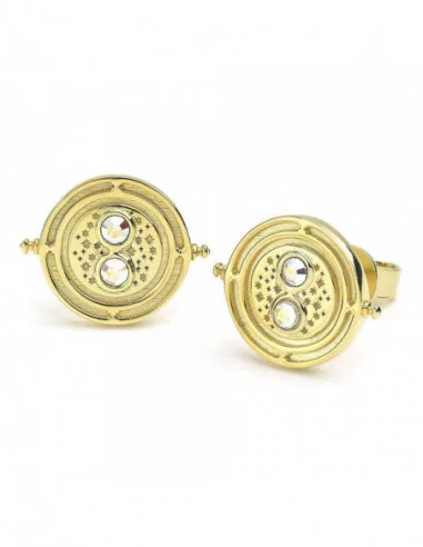 Harry Potter Pendientes Giratiempo (chapado en oro)