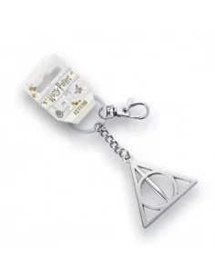 Harry Potter Llavero Deathly Hallows (bañado en plata) 2