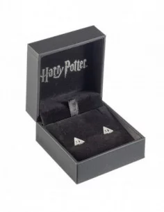 Harry Potter Pendientes Deathly Hallow (Plata de ley) 2
