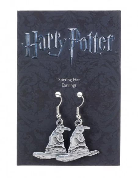 Harry Potter Pendientes Sorting Hat (bañado en plata)