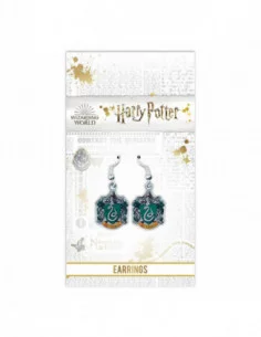 Harry Potter Pendientes Slytherin Crest (Bañado en plata) 2