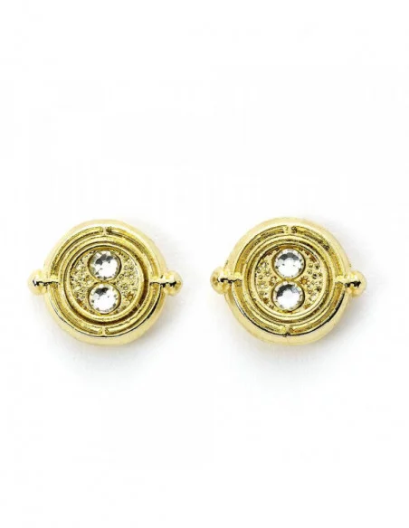 Harry Potter Pendientes Time Turner (bañado en oro)