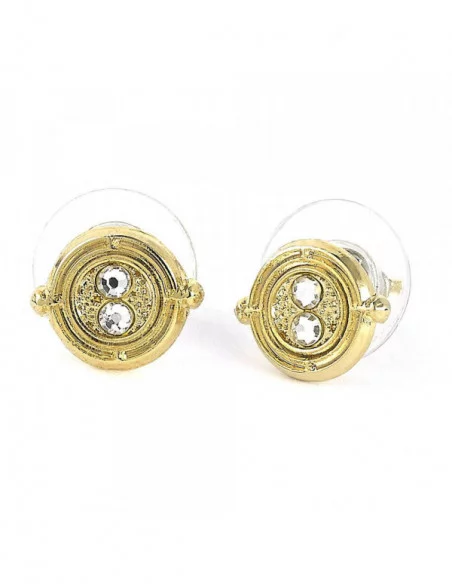 Harry Potter Pendientes Time Turner (bañado en oro)