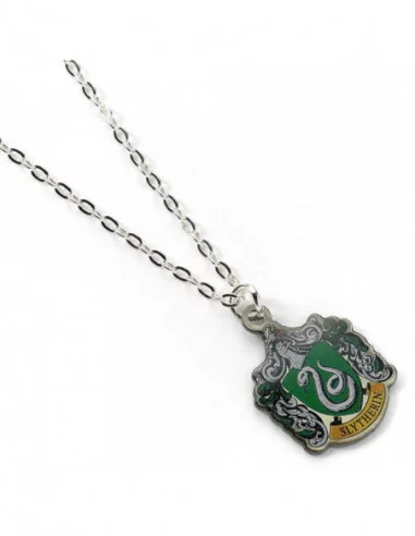 Harry Potter Collar con Colgante Slytherin (bañado en plata)