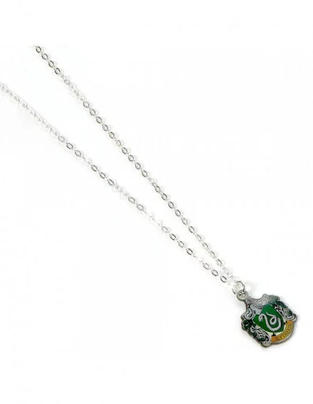 Harry Potter Collar con Colgante Slytherin (bañado en plata)