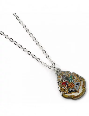 Harry Potter Collar con Colgante Hogwarts (bañado en plata)