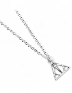 Harry Potter Collar con Colgante Deathly Hallows (bañado en plata)
