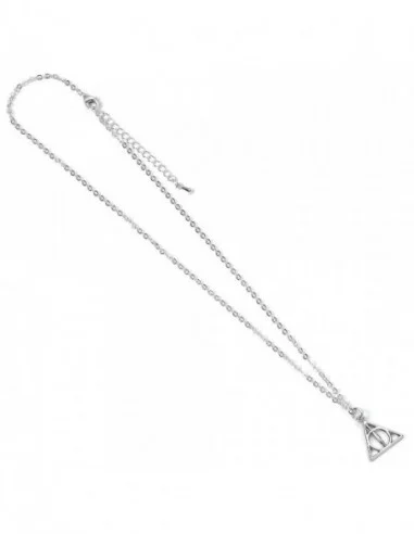 Harry Potter Collar con Colgante Deathly Hallows (bañado en plata)
