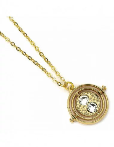 Harry Potter Collar con Colgante Fixed Time Turner (bañado en oro)