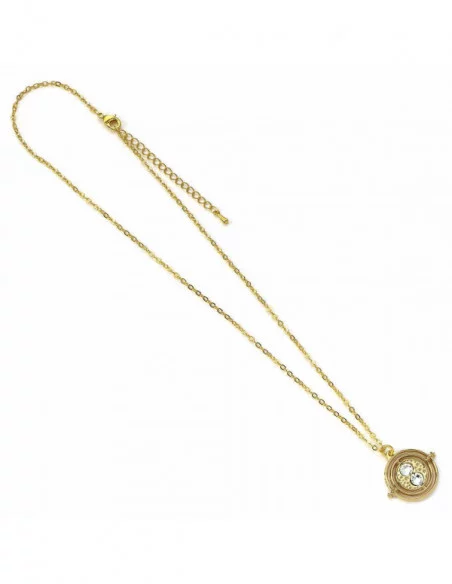 Harry Potter Collar con Colgante Fixed Time Turner (bañado en oro)