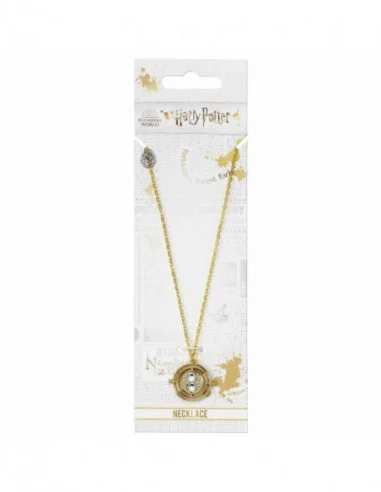 Harry Potter Collar con Colgante Fixed Time Turner (bañado en oro)