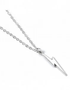 Harry Potter Collar con Colgante Lightning Bolt (bañado en plata)