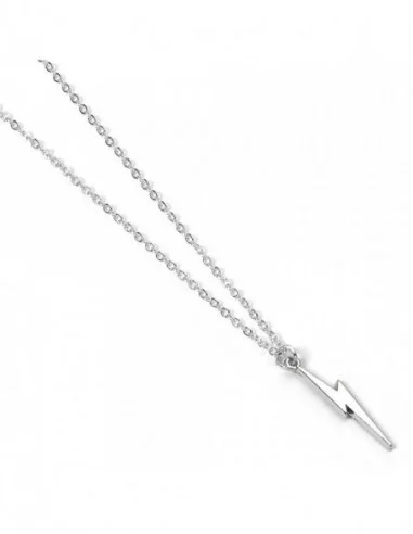 Harry Potter Collar con Colgante Lightning Bolt (bañado en plata)