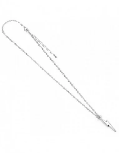 Harry Potter Collar con Colgante Lightning Bolt (bañado en plata)