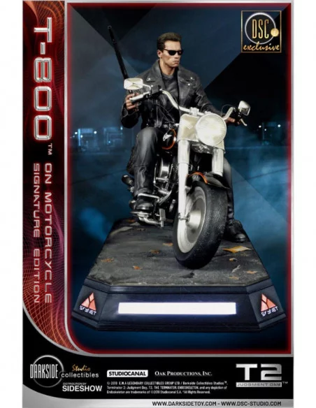 Terminator 2: el juicio final Estatua 1/4 T-800 on Motorcycle Signature Edition Sideshow Exclusive 50 cm Terminator 2: el juicio final Estatua 1/4 T-800 on Motorcycle Signature Edition Sideshow Exclusive 50 cm