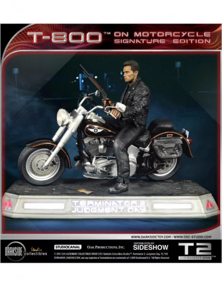 Terminator 2: el juicio final Estatua 1/4 T-800 on Motorcycle Signature Edition Sideshow Exclusive 50 cm Terminator 2: el juicio final Estatua 1/4 T-800 on Motorcycle Signature Edition Sideshow Exclusive 50 cm