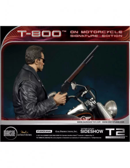 Terminator 2: el juicio final Estatua 1/4 T-800 on Motorcycle Signature Edition Sideshow Exclusive 50 cm Terminator 2: el juicio final Estatua 1/4 T-800 on Motorcycle Signature Edition Sideshow Exclusive 50 cm